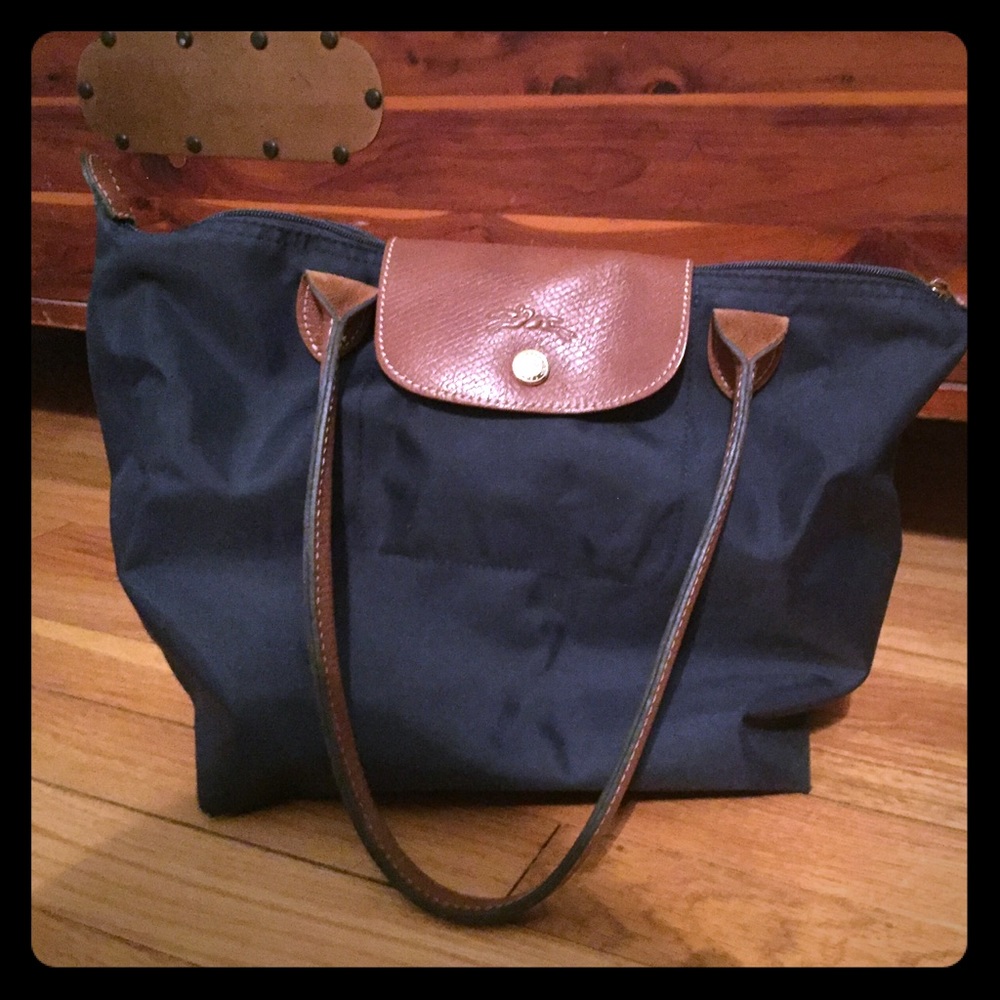 Medium sized longchamp bag (around 10in x10in)